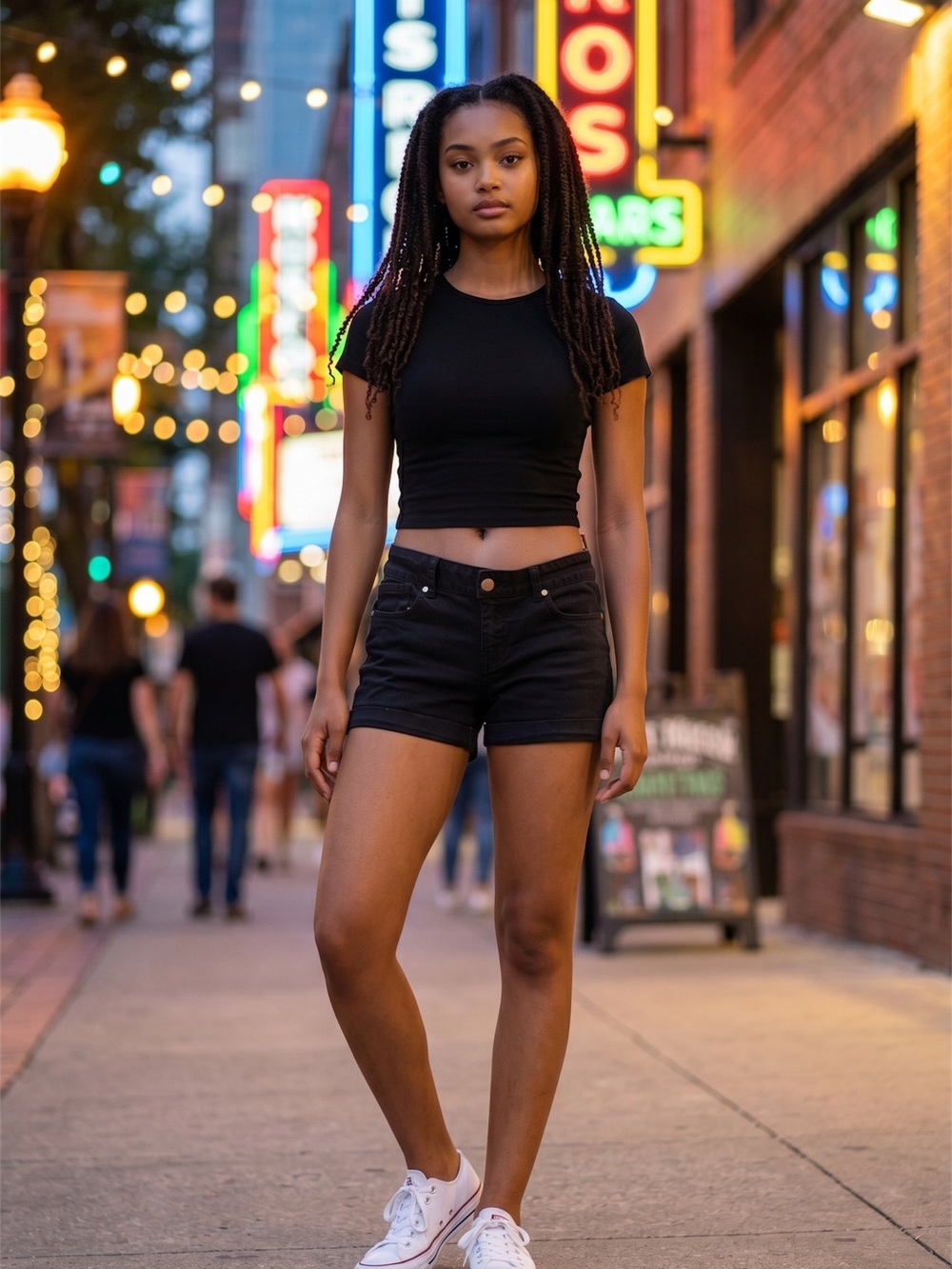 Express Black Women's Denim Shorts